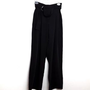Vince | High Waisted Belted Wide Leg Pants